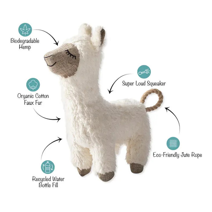 Earth Friendly Llama Dog Toy