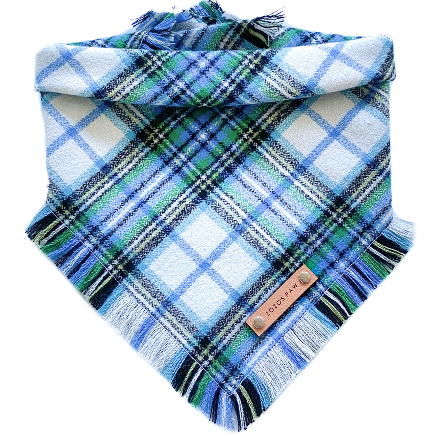 THE CALLUM - Dog Flannel Fray Bandana