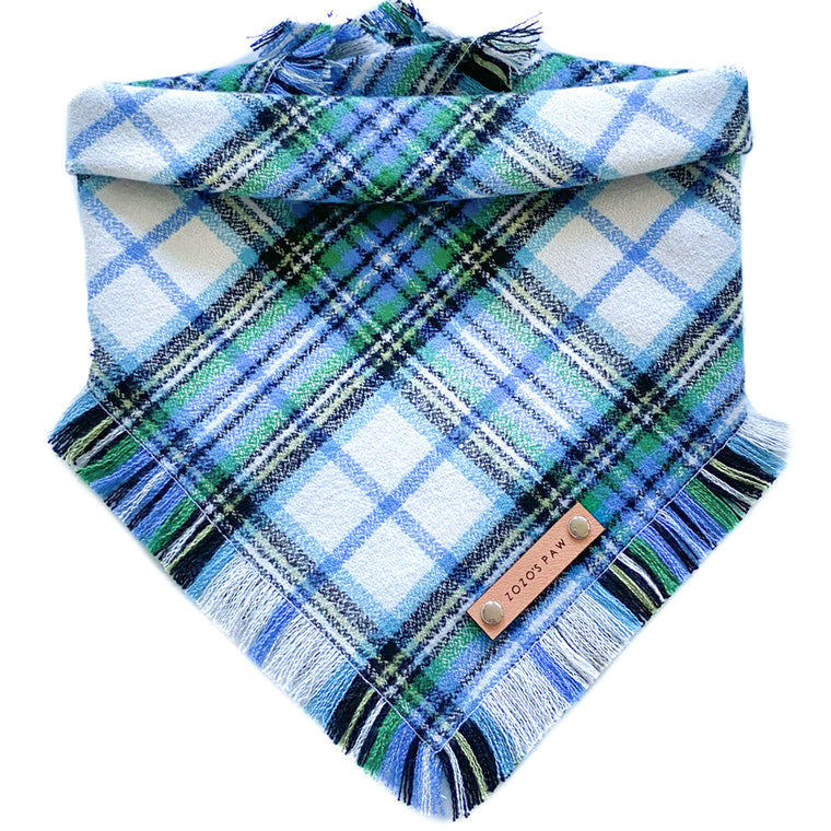 THE CALLUM - Dog Flannel Fray Bandana