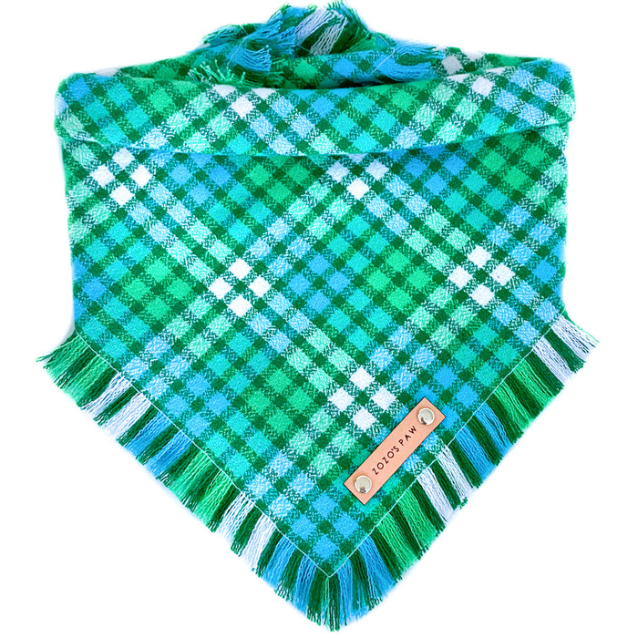 THE TRISTAN - Dog Flannel Fray Bandana