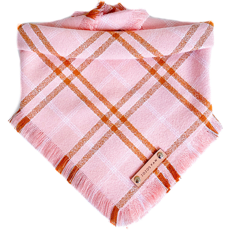 THE KARA - Dog Flannel Fray Bandana