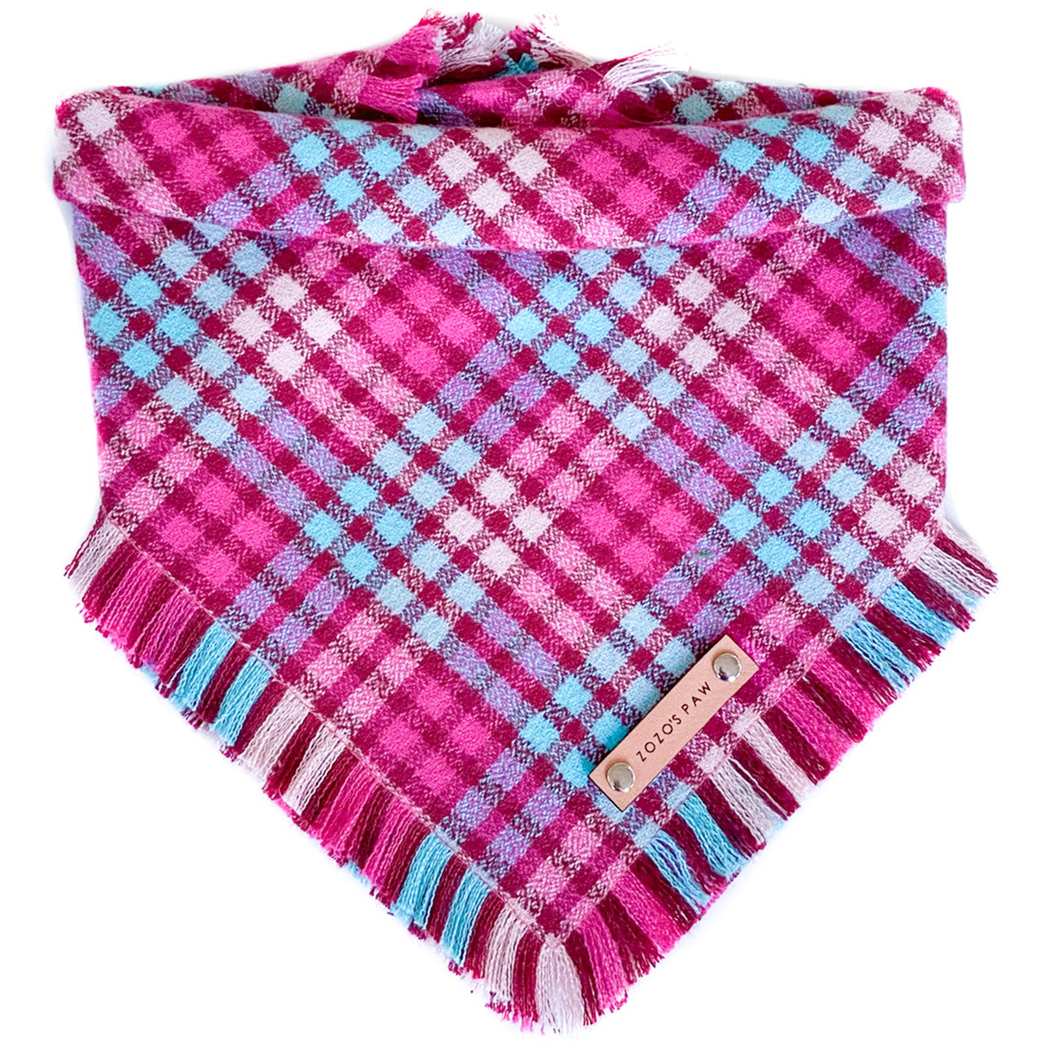 THE ZOEY - Dog Flannel Fray Bandana
