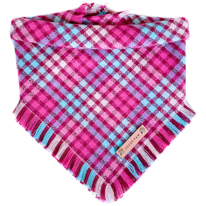 THE ZOEY - Dog Flannel Fray Bandana