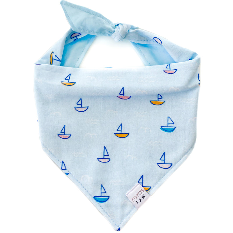 Sails Away Dog Bandana
