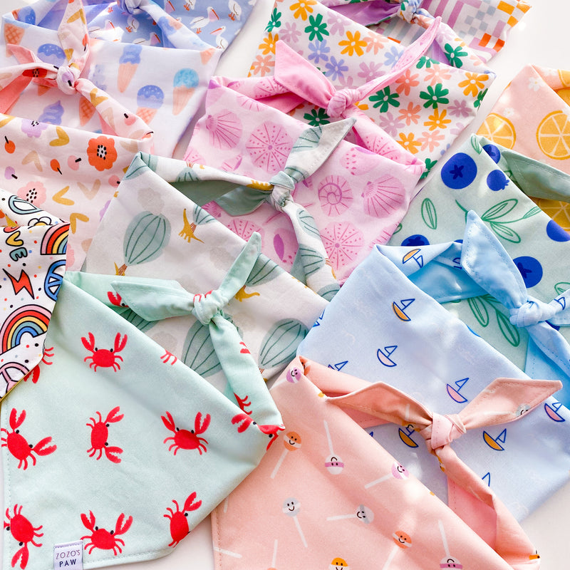 Summer Wildflowers Dog Bandana