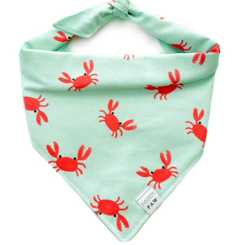 Crabby Critters Dog Bandana