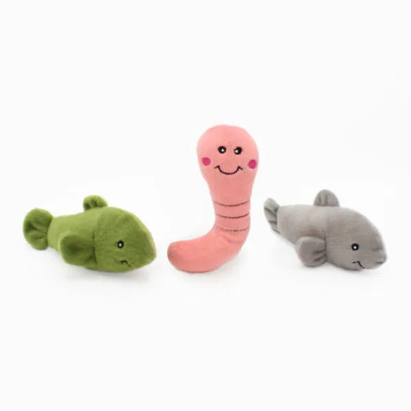 Fish Tackle Box Dog Toy