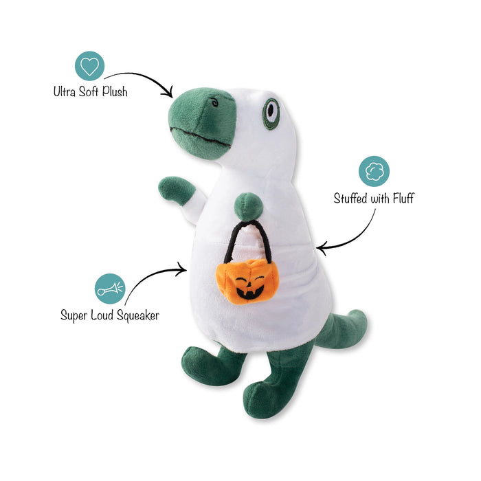 Halloween Ghost Dinosaur Dog Toy