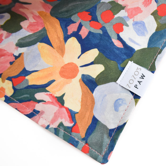 Painted Petals Dog Bandana