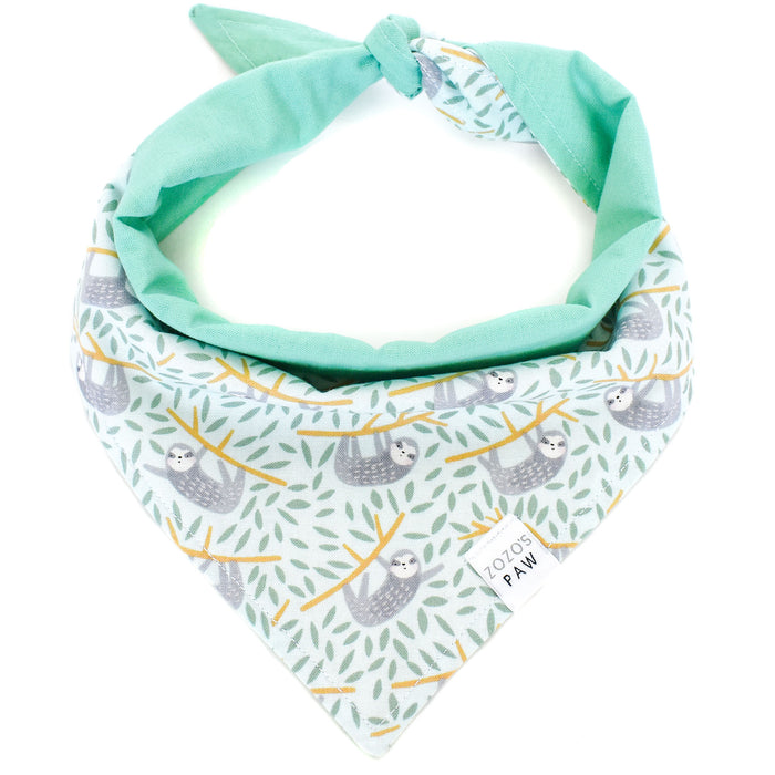 Silly Sloths Dog Bandana