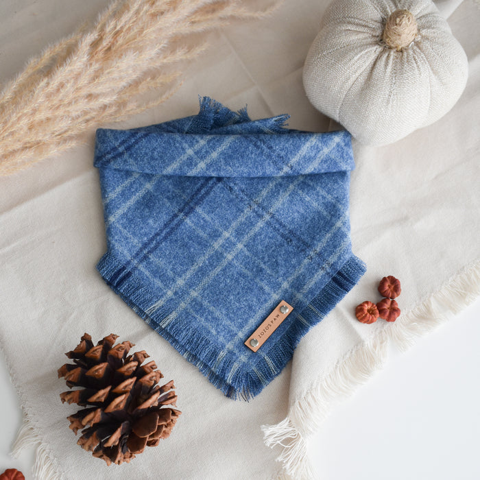 THE JULIAN - Dog Flannel Fray Bandana