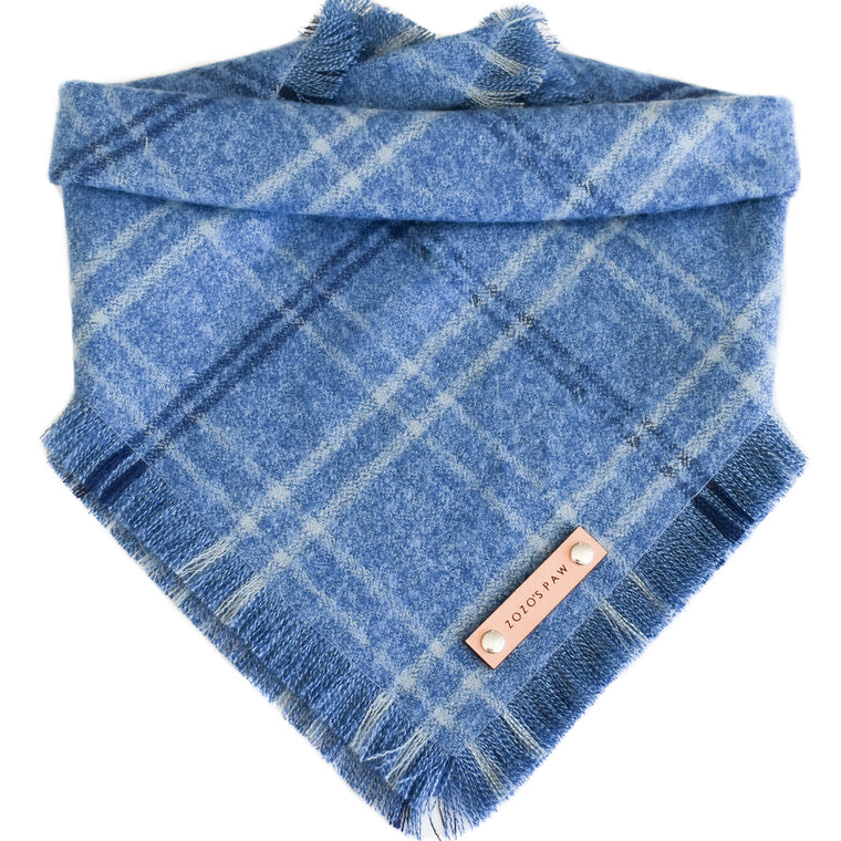 THE JULIAN - Dog Flannel Fray Bandana