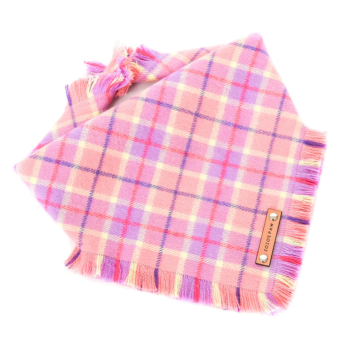 THE JOSIE - Dog Flannel Fray Bandana