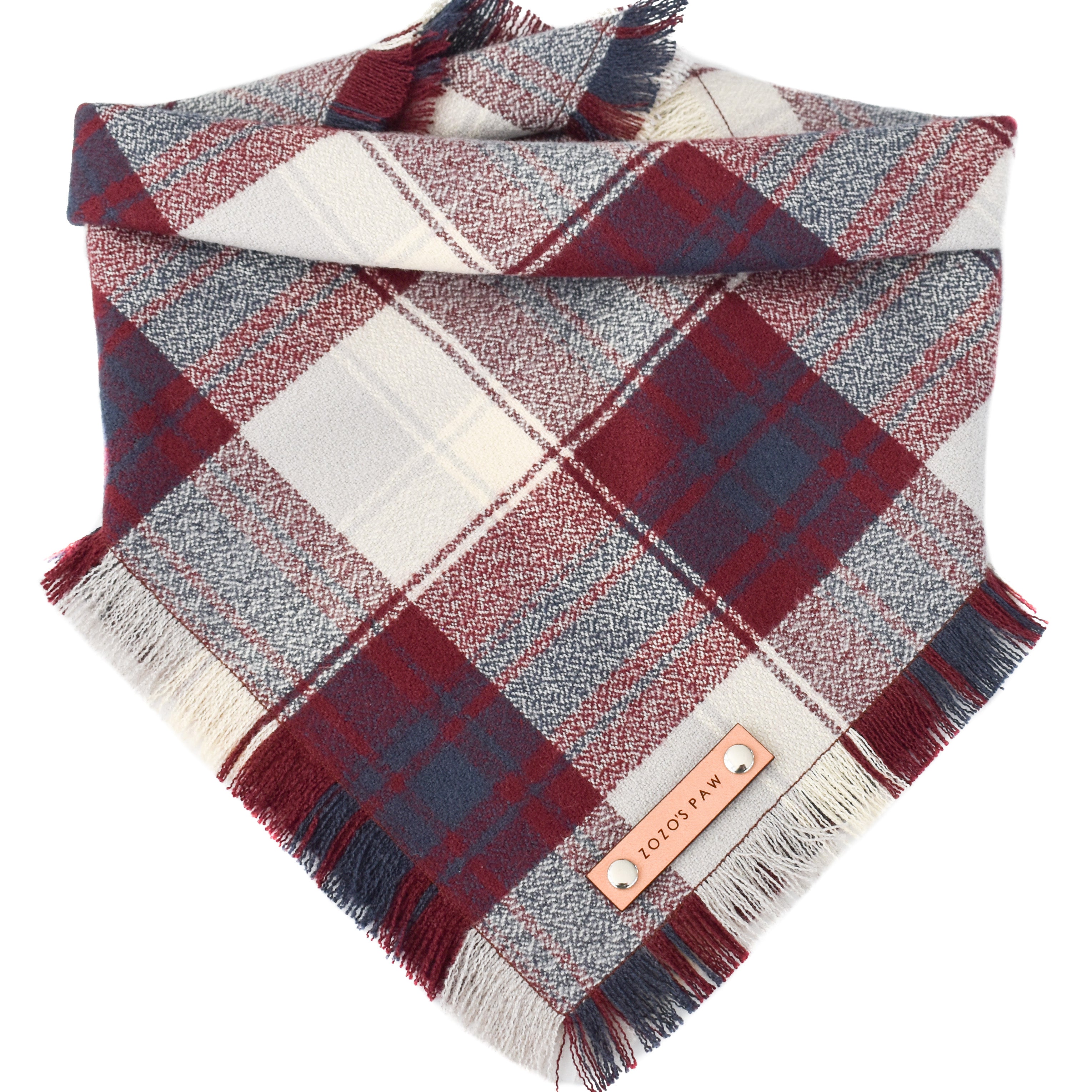 THE ARLINGTON - Dog Flannel Fray Bandana