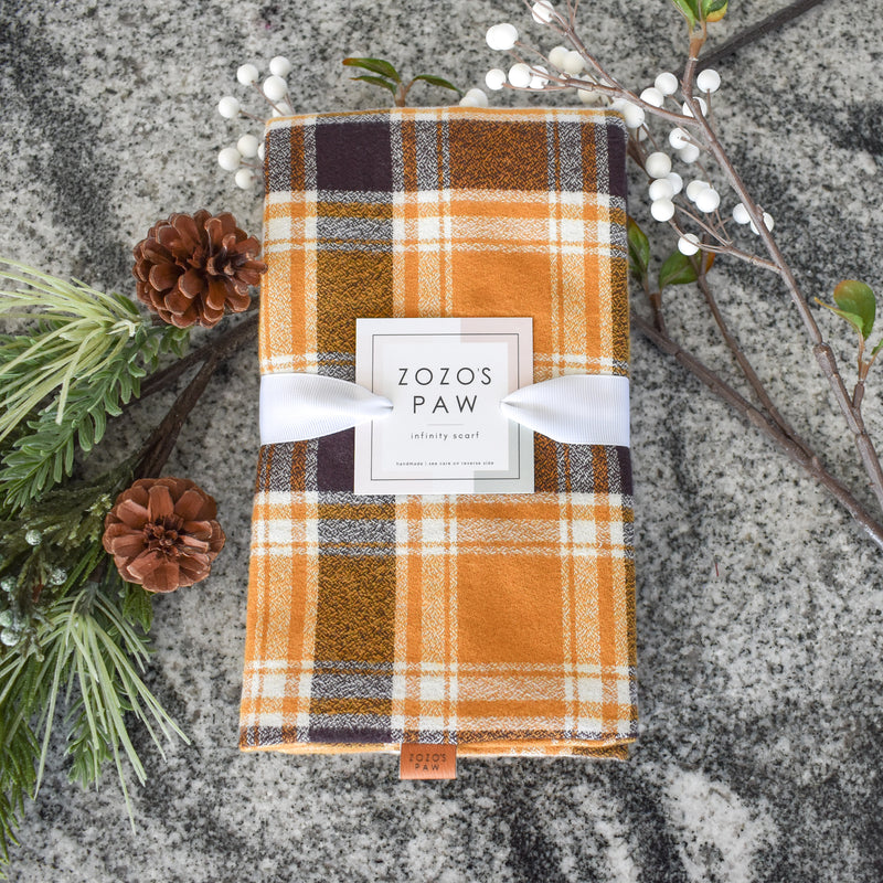 THE MAPLE - Flannel Infinity Scarf