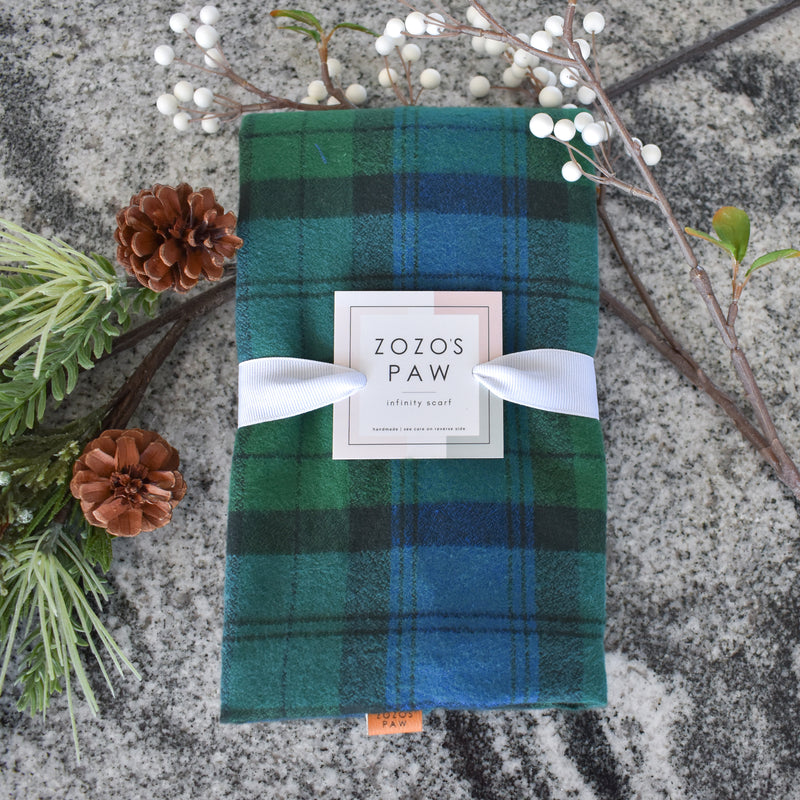 THE TYSON - Flannel Infinity Scarf