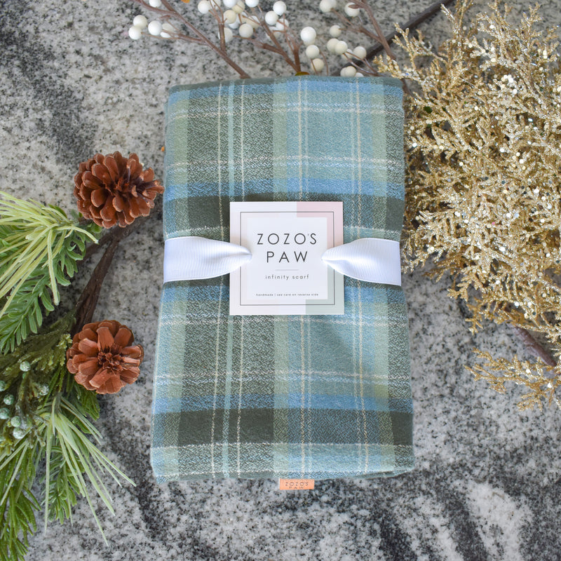 THE BODIE - Flannel Infinity Scarf