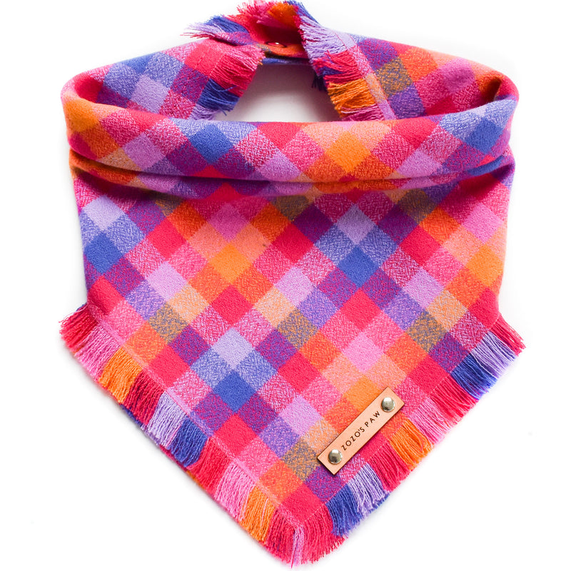 THE CALI - Dog Flannel Fray Bandana