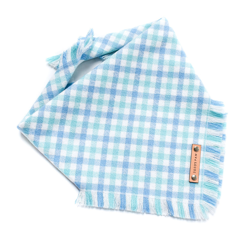 THE MALIBU - Dog Flannel Fray Bandana