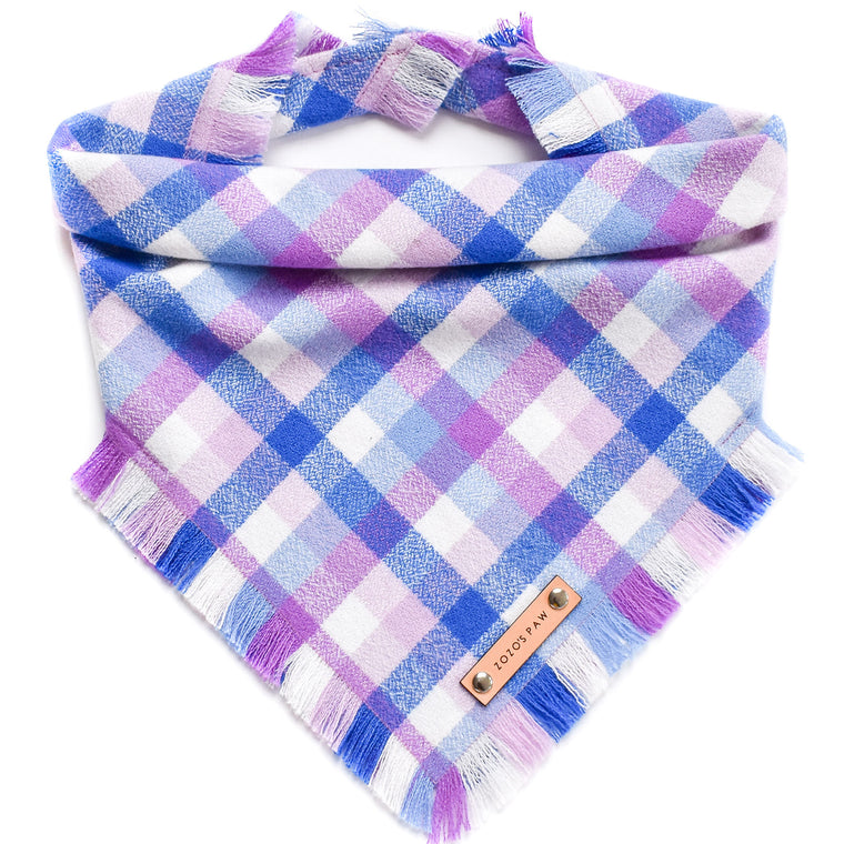 THE HARMONY - Dog Flannel Fray Bandana