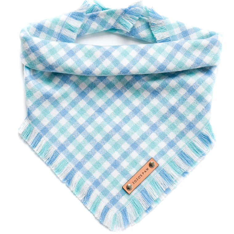 THE MALIBU - Dog Flannel Fray Bandana