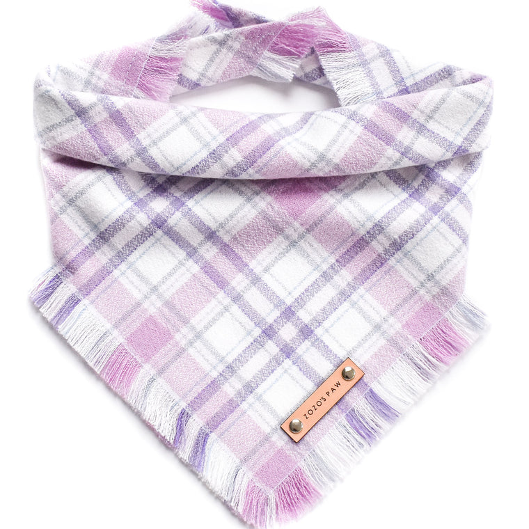 THE ASTRA - Dog Flannel Fray Bandana