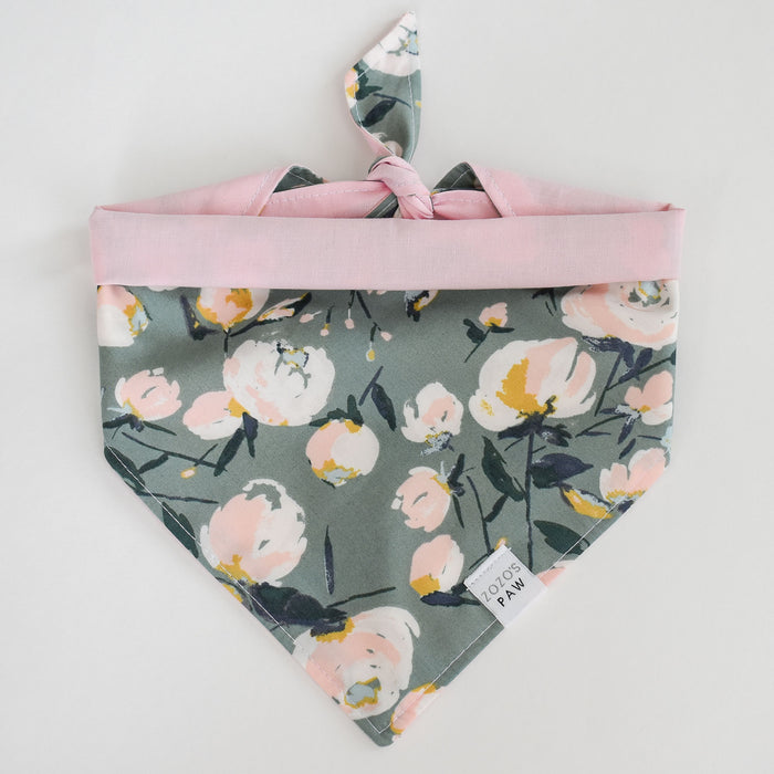 Take Center Sage Floral Dog Bandana