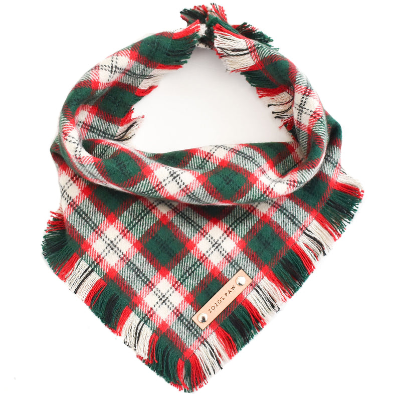 THE NOEL - Dog Flannel Fray Bandana