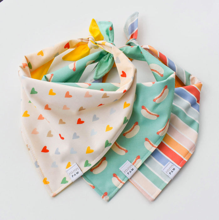 Rue's Hotdogs Dog Bandana