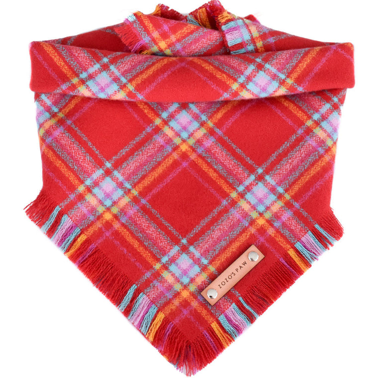 THE ARLO - Dog Flannel Fray Bandana
