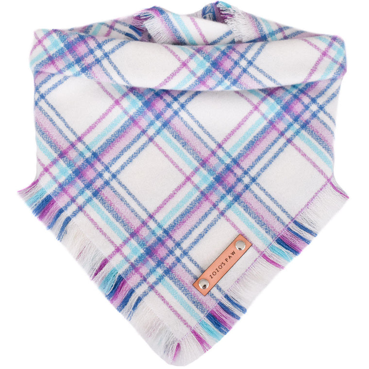 THE QUINN - Dog Flannel Fray Bandana