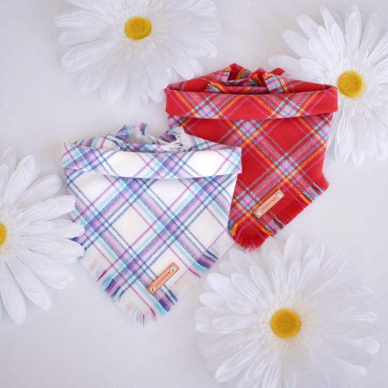 THE ARLO - Dog Flannel Fray Bandana