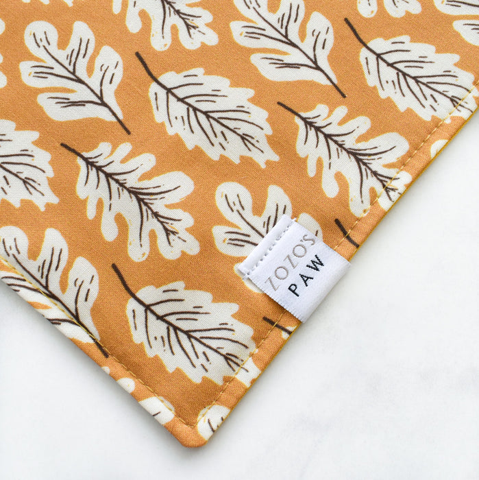 Mustard Leaves Dog Bandana