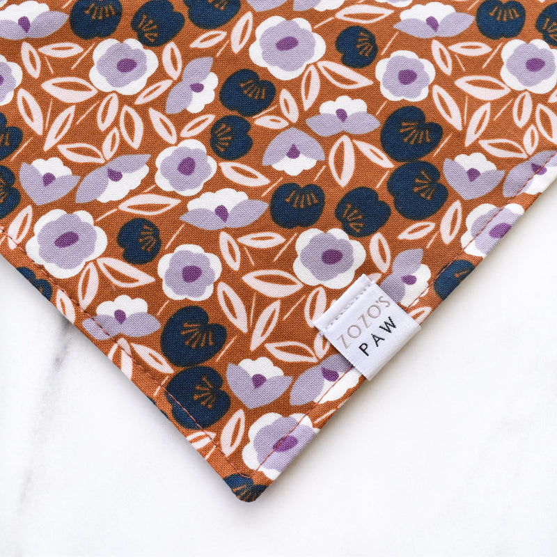 Evening Blossoms Dog Bandana