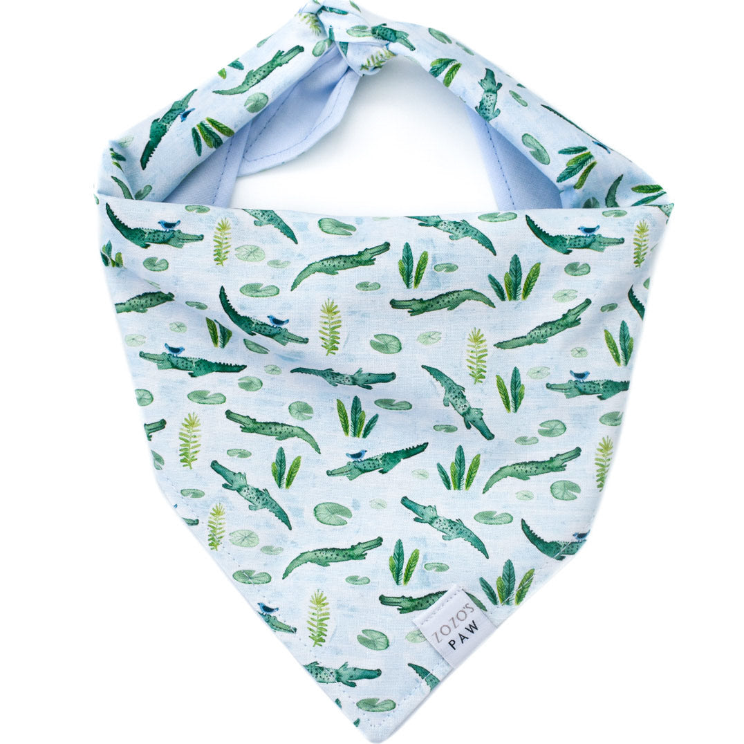 Later Alligator Dog Bandana