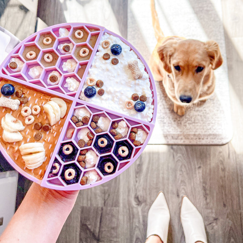 Dog Lick Mat in Sweet Lilac