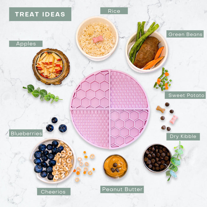 Dog Lick Mat in Sweet Lilac