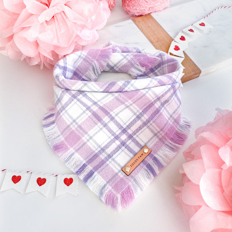THE ASTRA - Dog Flannel Fray Bandana
