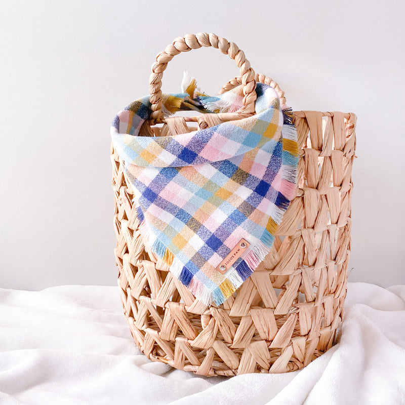 THE MARGOT - Dog Flannel Fray Bandana