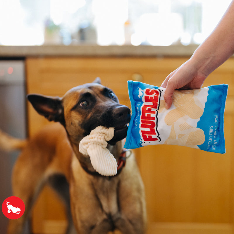 Fluffles Chips Dog Toy