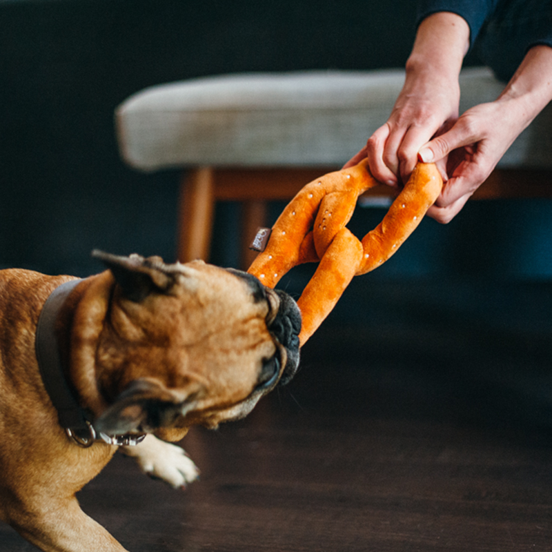 Poochie Pretzel Dog Toy