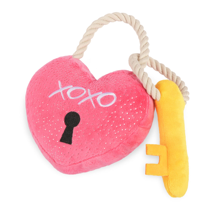 Love You a Lock Dog Toy