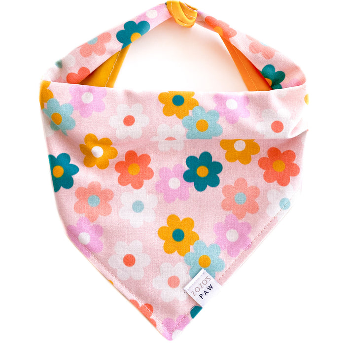 That 70s Floral Dog Bandana