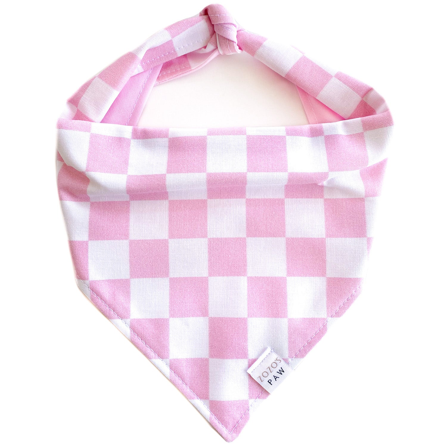 Blossom Checker Dog Bandana