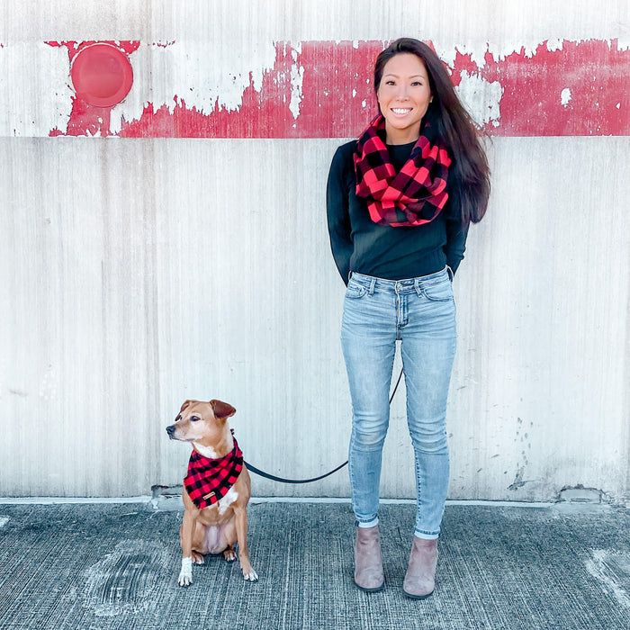 THE AUTUMN - Flannel Infinity Scarf