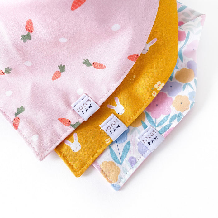 Pastel Poppies Dog Bandana