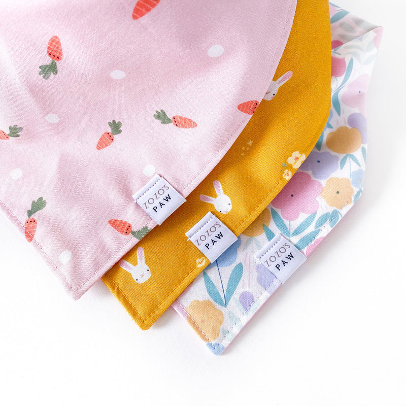Pastel Poppies Dog Bandana