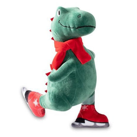 Ice Skating T-Rex Dog Toy
