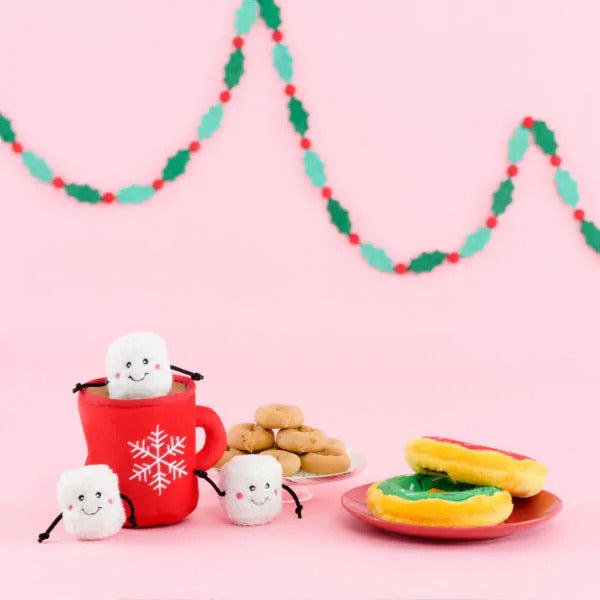Hot Cocoa & Marshmallows Dog Toy