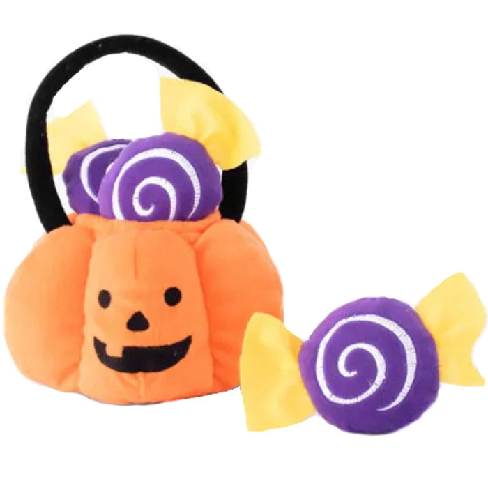 Trick-or-Treat Basket Dog Toy